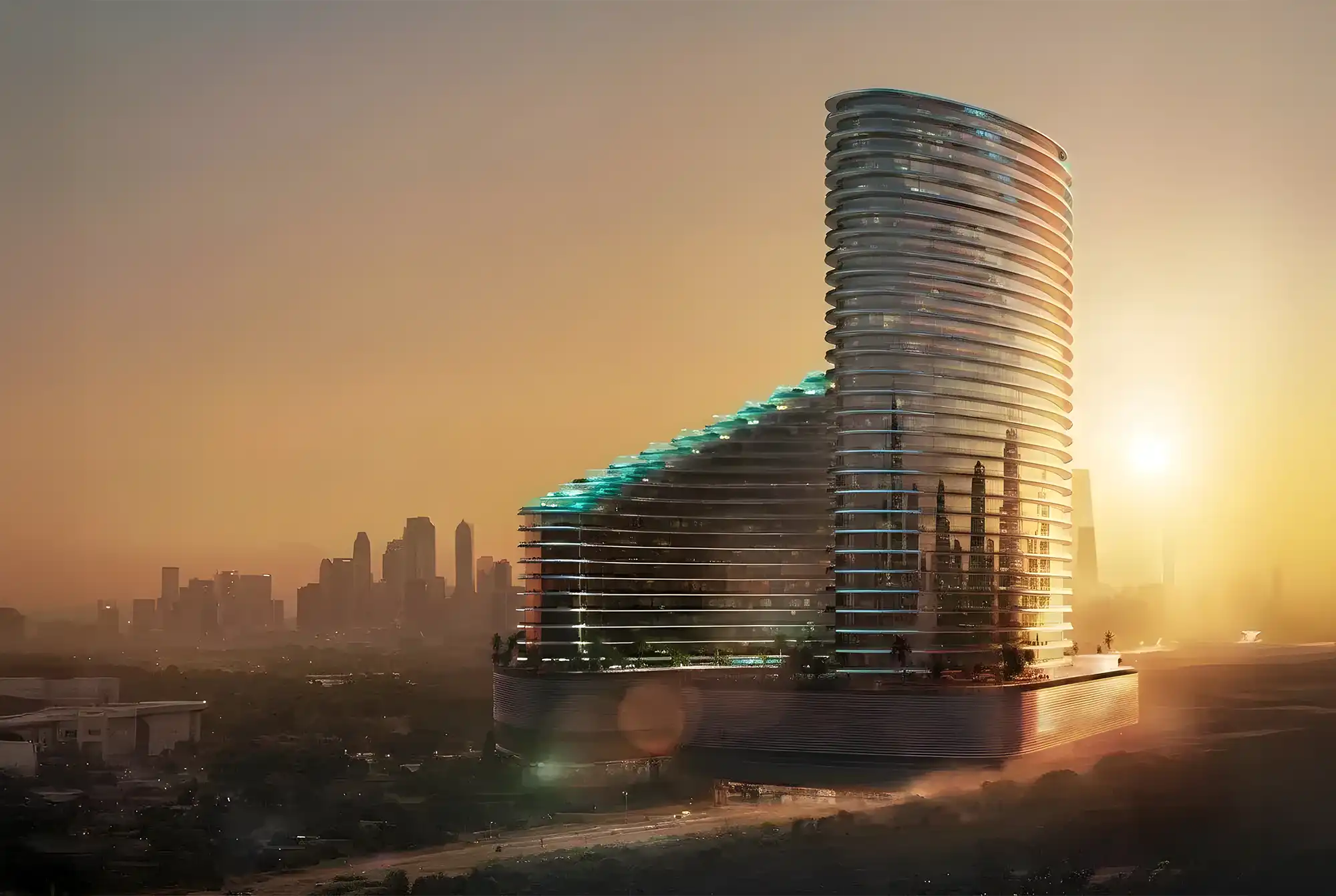 Binghatti Skyflame Apartments in Majan
